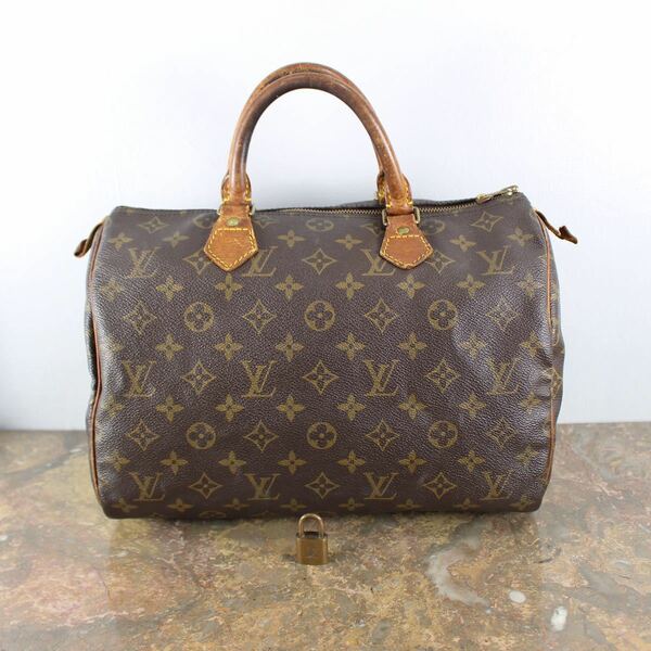 LOUIS VUITTON M41526 VI0912 SPEEDY30 MONOGRAM PATTERNED BOSTON BAGルイヴィトンスピーディ30モノグラム柄ボストンバッグ