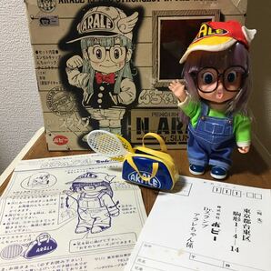 Dr.スランプ アラレちゃん 当時物 ポピー ダイキャスト 合金＋ソフビ人形 日本製 [検索 鳥山明 東映動画 ドラゴンボール]の画像1