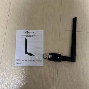 Kimwood WiFi無線LANアダプター 取扱説明書付き ブラック