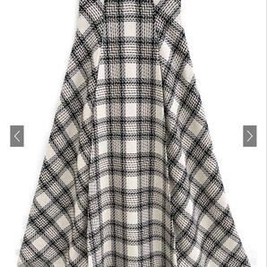 GRL グレイル ロービングチェックロングフレアスカート