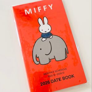2026 ダイアリー 手帳 スクエア ミッフィー