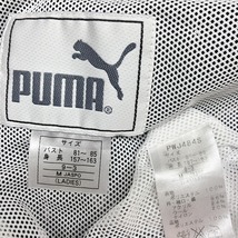 PUMA プーマ M レディース ブルゾン ジャケット メッシュ裏地 両面ロゴ リブにラメ 長袖 ポリエステル100% ブラック×ピンク×ホワイト_画像8