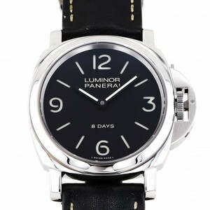 パネライ PANERAI ルミノール ベース 8デイズ アッチャイオ PAM00560 ブラック文字盤 中古 腕時計 メンズ