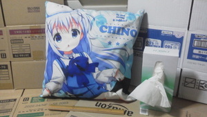 ご注文はうさぎですか？ チノ 正方形 クッション　44×44ｃｍ　非売 送料510円　ごちうさ