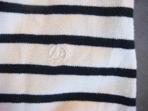  PETIT BATEAU プチバトー　ボーダーシャツ ホワイトにネイビー XXS_画像5