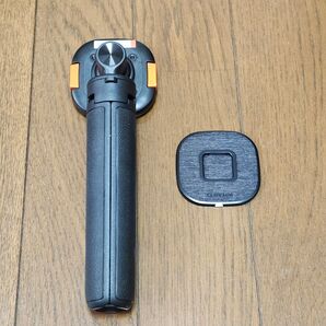 自撮り棒 黒色 モバイルユニバーサルアダプター付き