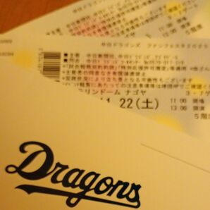 中日ドラゴンズ ファンフェスタ2025 2枚セット