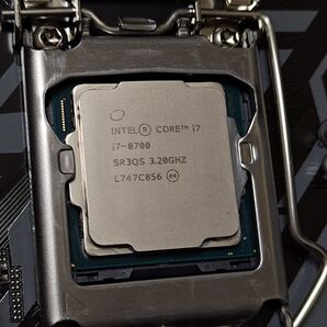 Intel Core i7-8700 3.20GHz LGA1151 CPU GIGABYTE Z370 HD3 マザーボード付き