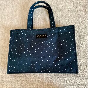 2025GODIVA ゴディバ ドット柄 トートバッ