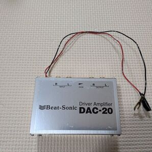 Beat-Sonic (ビートソニック) ドライバーアンプ DAC-20(ブラック, 寸法:W93.5xH35.0xD76.4)