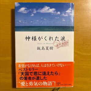 神様がくれた涙 飯島夏樹 新潮社 ベストセラー小説 "愛と勇気の物語" Tears in Heaven