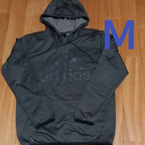 【匿名配送】adidas パーカー Mサイズ 薄手裏起毛 アディダス adidas