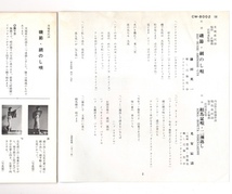 EP 鎌田英一 磯節・網のし唄 光安辰清 相馬盆唄・二遍返し CW-8002_画像2