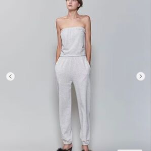 <6(ROKU)>コットン ウラケ ビスチェ+スウェットパンツ セットアップ