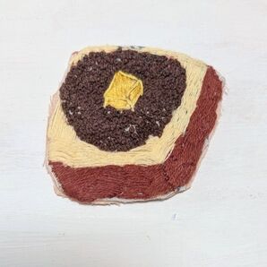 刺繍ブローチ「小倉トースト」