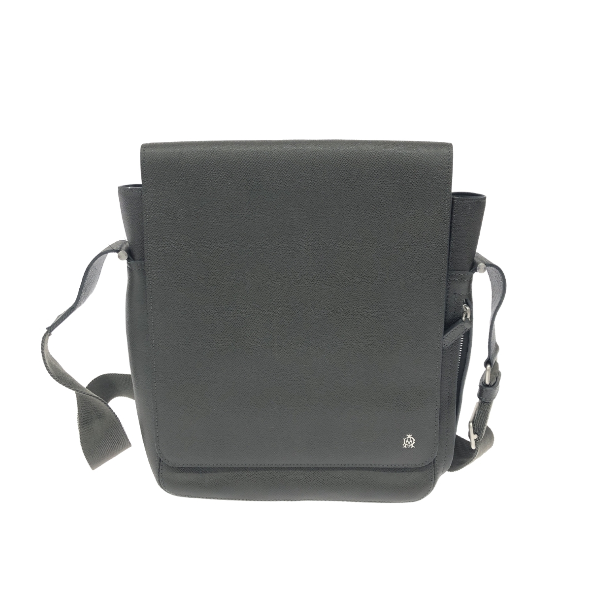 *dunhill Dunhill сумка на плечо панель n/ кожа серый / хаки унисекс 