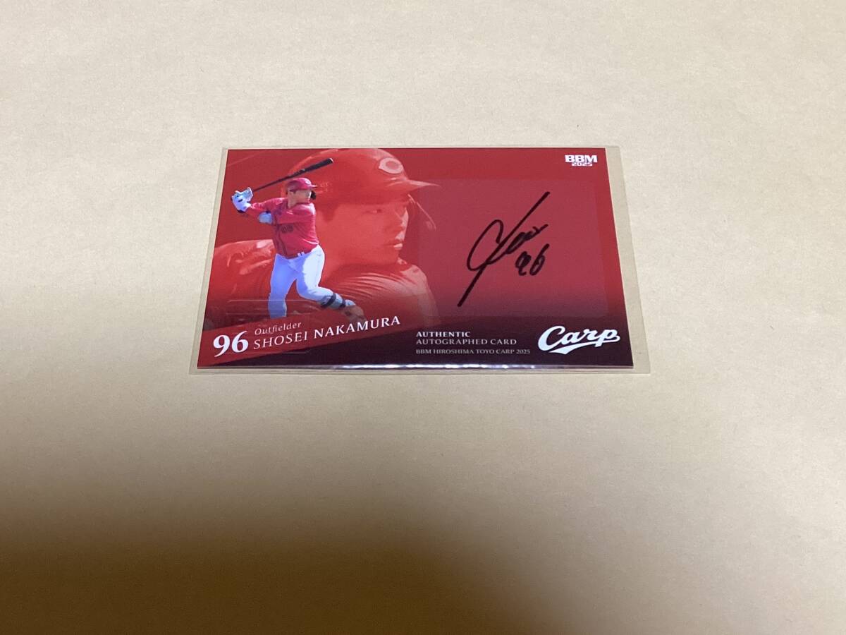 2025年最新】Yahoo!オークション -カープ 中村奨成 サインの中古品