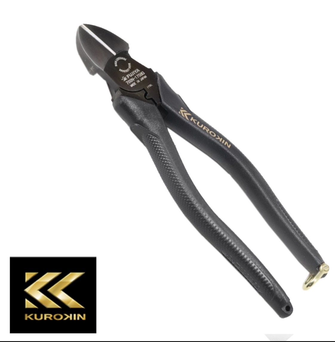 新品・未使用 700N-175BG 175mm偏芯強力ニッパ（黒金）（KUROK