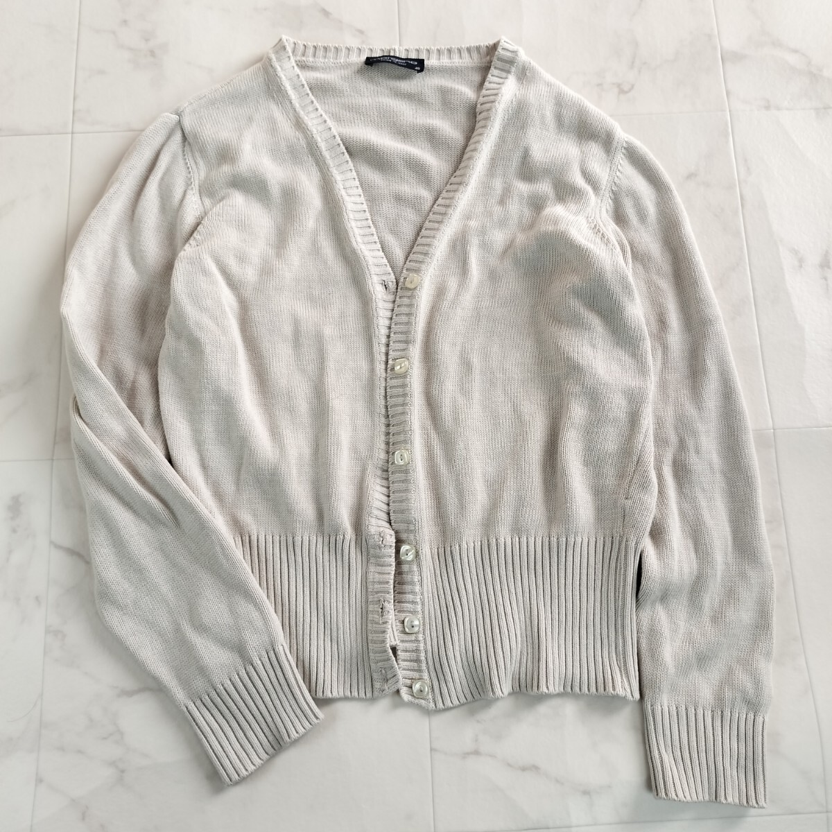 MORGANO　モルガーノ　イタリア製　カーディガン　綿100%　コットン　co