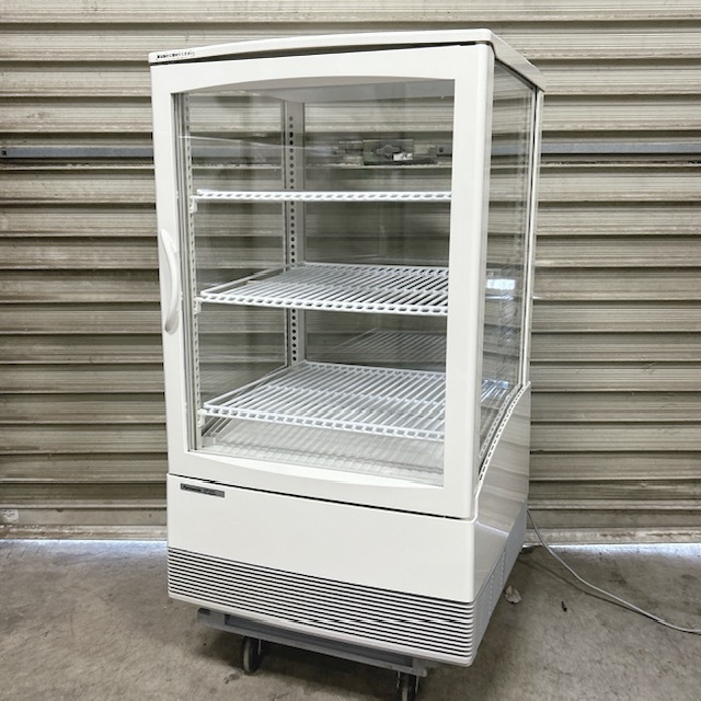 【中古】Panasonic/パナソニック 卓上型 四面ガラス式ショーケース 冷蔵