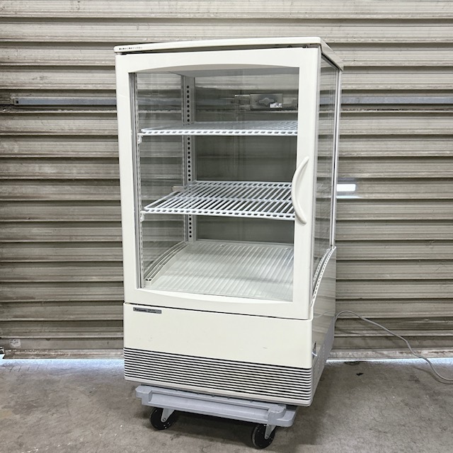 【中古】Panasonic/パナソニック 卓上型 四面ガラス式ショーケース 冷蔵