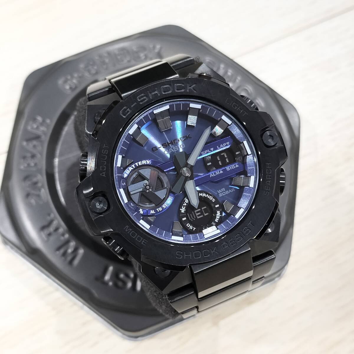 CASIO G-SHOCK G-STEEL GST-B400BD-1A2JF �u���b�N �u���[ ���^���o���h �X�e�����X �J�V�I G�V���b�N G�X�`�[��
