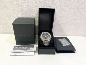 【使用数回 美品】動作○ カシオ CASIO GST-W110D-1AJF G-SHOCK G-STEEL メンズ 腕時計 電波ソーラー 箱 60サイズ(316)