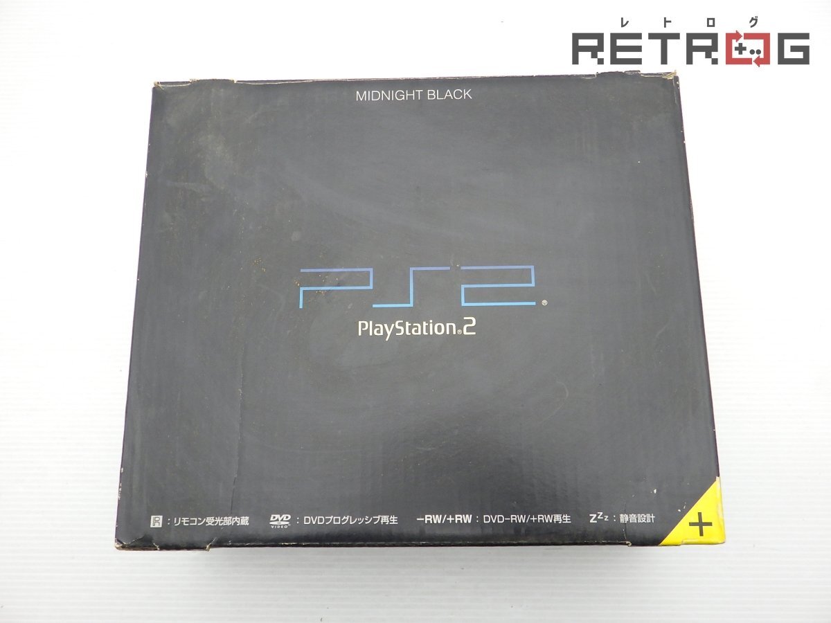 [ с коробкой ][ рабочий товар ]PlayStation2 корпус (SCPH-50000 NB/ midnight * черный ) PS2