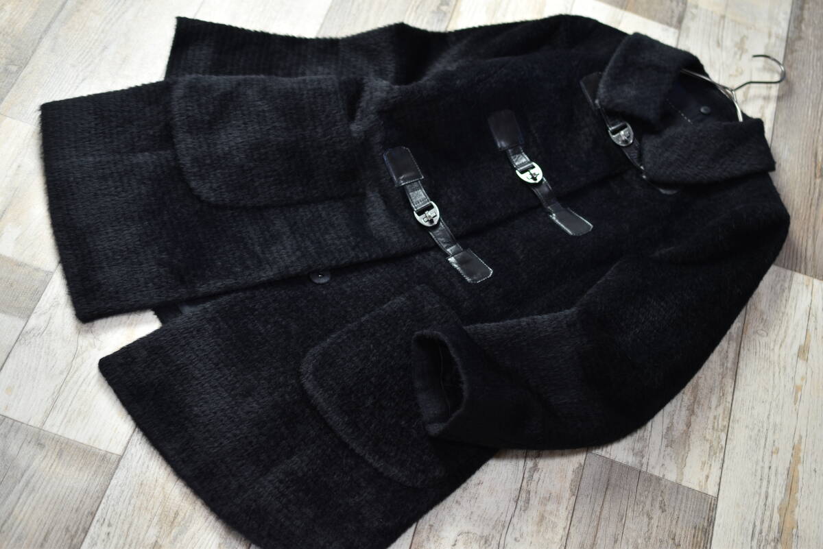 TOBECHIC トゥービーシック アルパカウールコート サイズ40 黒色 