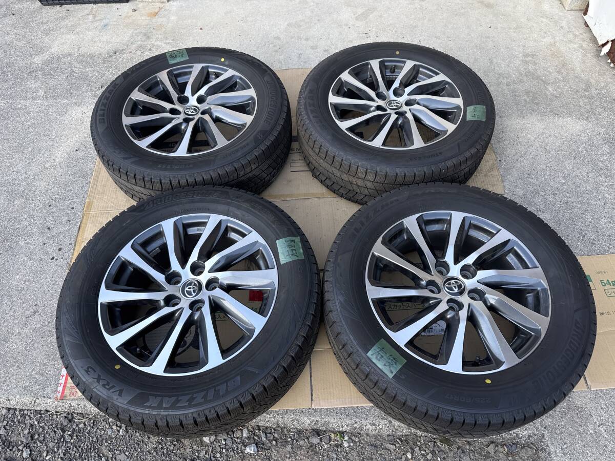  Alphard 17 дюймовый Bridgestone VRX3 225/60R17 зимние шины колесо 4шт.@SET