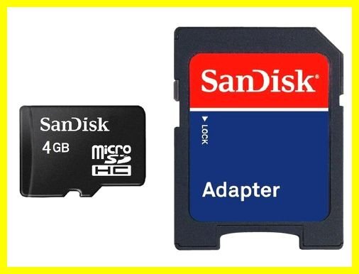 microSDHCカード4GB マイクロSDHC アダプタ付 SanDisk C
