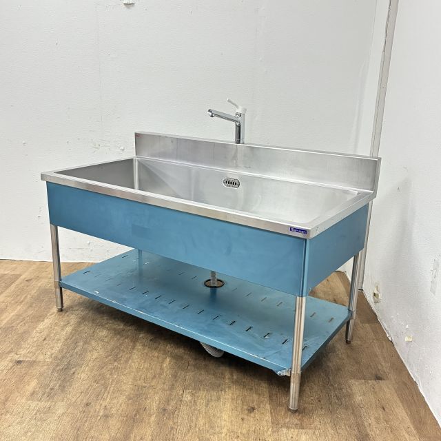 マルゼン 1槽シンク 1500*750*800 中古 幅1500x奥行750 厨