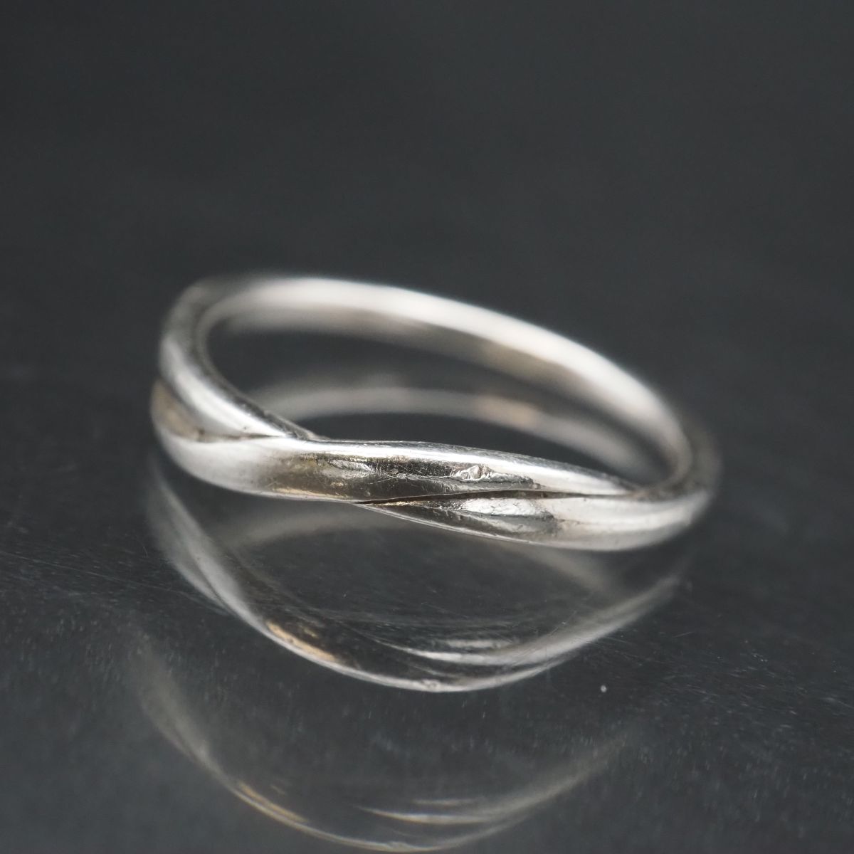 J700 4℃ ヨンドシー SILVER刻印 リング デザイン シルバー 指輪 18号