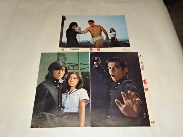 010 映画ロビーカード 　星正人/山口智子　「男組」 カラー6枚