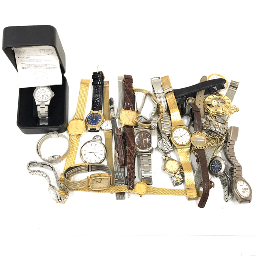 1 иен Longines Conquest наручные часы L1.131.0 Date др. Omega самозаводящиеся часы квадратное и т.п. полная масса примерно 1.5kg суммировать A22973