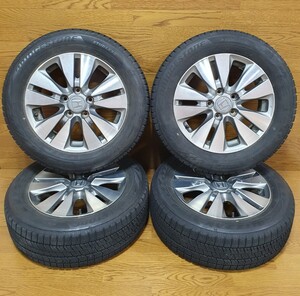 ホンダ RK5 純正 ホイールタイヤ 16×6J, 50,PCD114.3,ブリヂストン BLIZZAK VRX2 205/60R16 92Q 4本 2019年(AZT-B5)