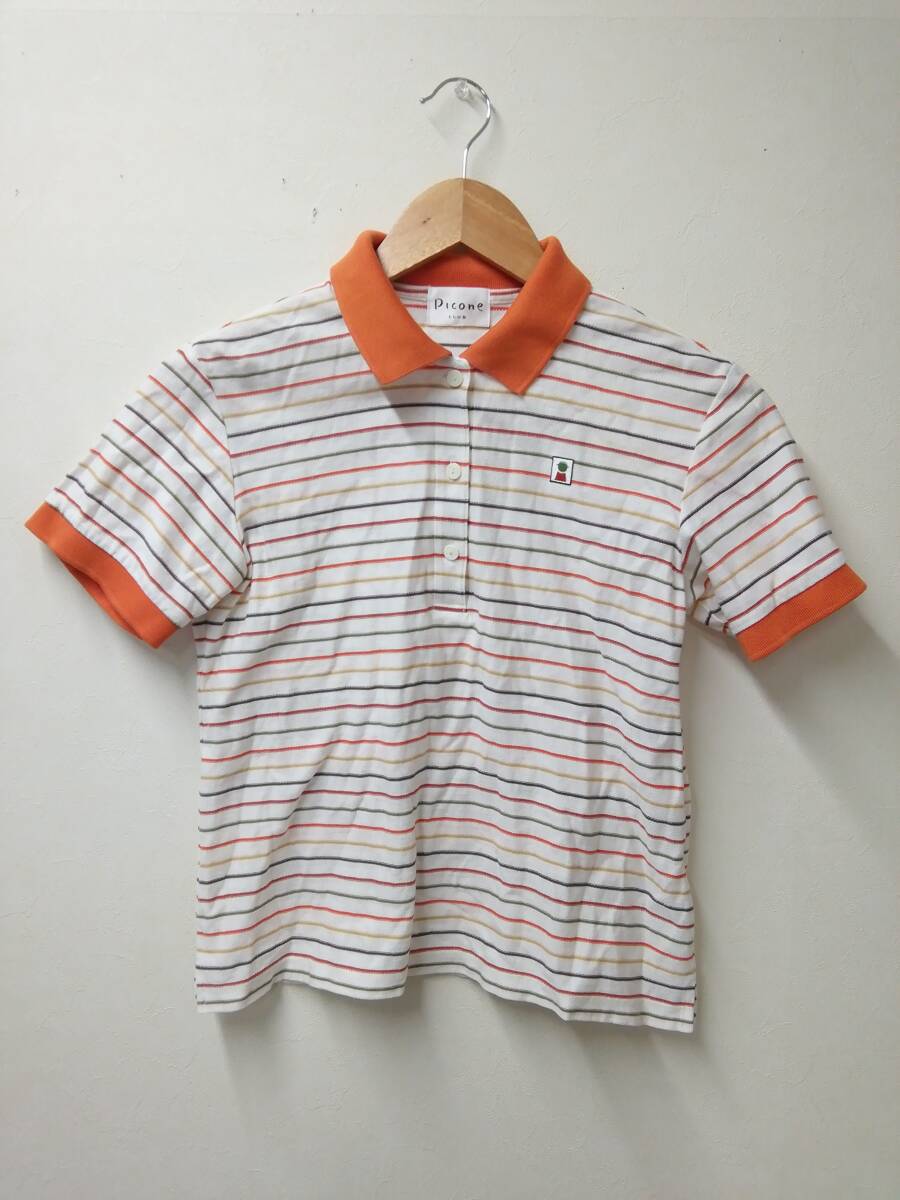★【古着】Picone CLUB(ピッコーネクラブ)　トップス　ポロシャツ　半袖