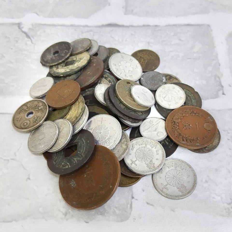 [T1129] Япония старая монета суммировать примерно 179.0g новое время sen через . монета старый монета Япония старая монета античный retro коллекция 