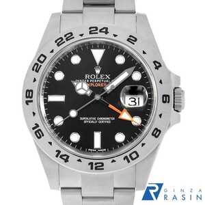 ロレックス エクスプローラーII 216570 ブラック ランダム番 中古 メンズ 腕時計 006XROAU5024