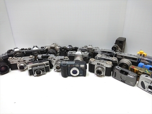 N-2924【12-26】◎ フィルムカメラ まとめて Nikon PENTAX OLYMPUS Konica ほか 一番レフ コンパクトカメラ ジャンク 12/17