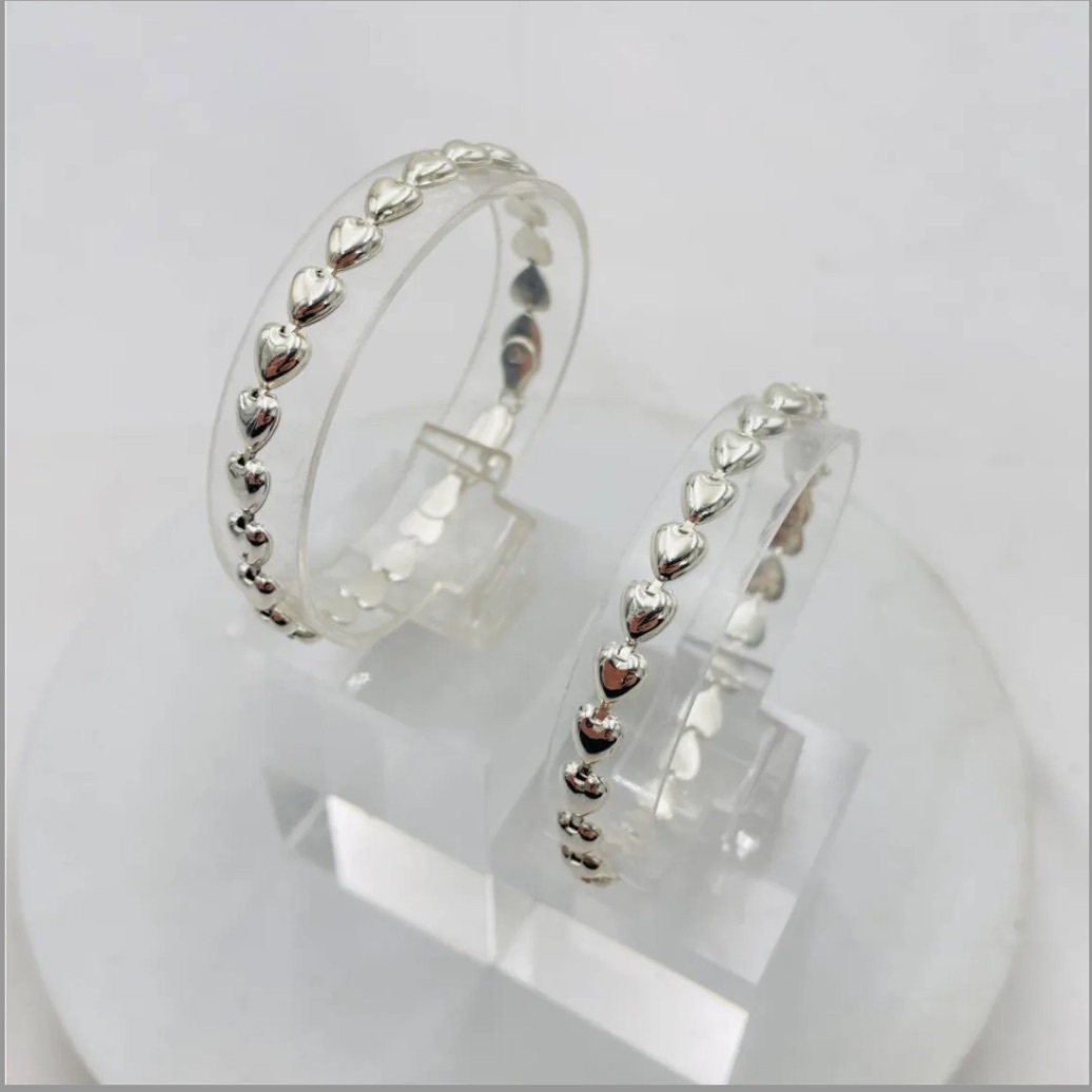 【送料無料】クリスマスプレゼントにも　イタリア製 SILVER925 ハートブレ