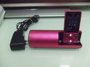 稼動品★SONY NW-S785 ソニー walkman ポータブル デジタルオーディオプレーヤー★本体・スピーカー・アダプタ★