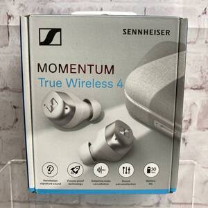 SENNHEISER ゼンハイザー MOMENTUM True Wireless 4 MTW4 ホワイトシルバー Bluetooth ワイヤレスイヤホン 251216SK490491