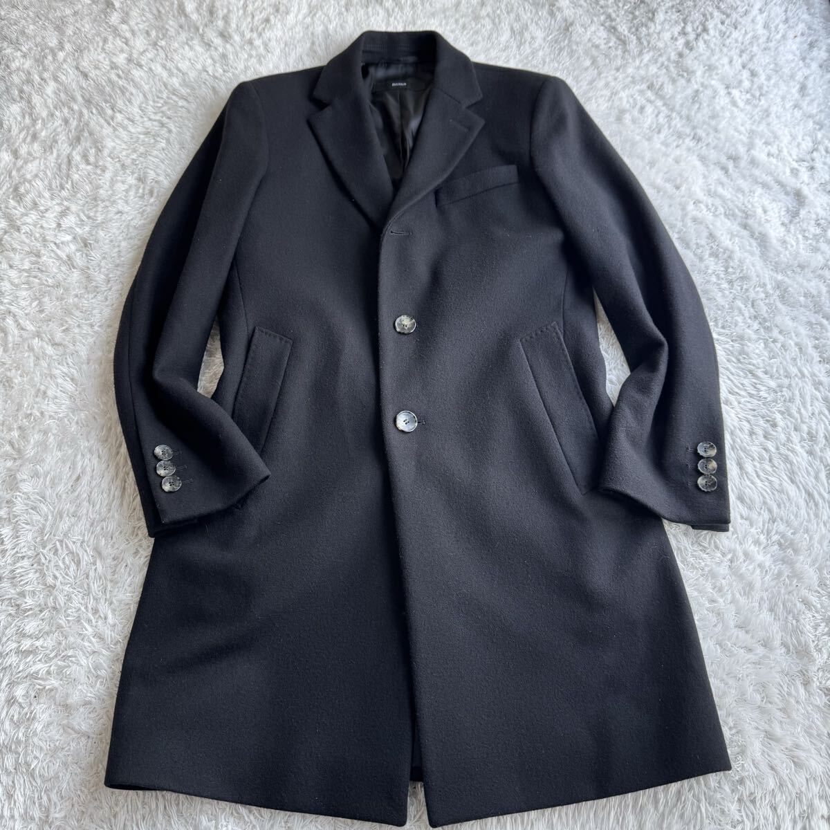 未使用✨　ヒューゴボス　チェスターコート　ダウン　ライナー　ブラック　48 黒 2025年最新】Yahoo!オークション -ヒューゴボス コートの中古品・新品