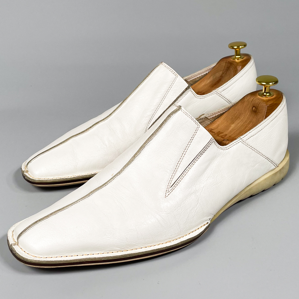 即決 KATHARINE HAMNETT キャサリンハムネット ローファー スリ