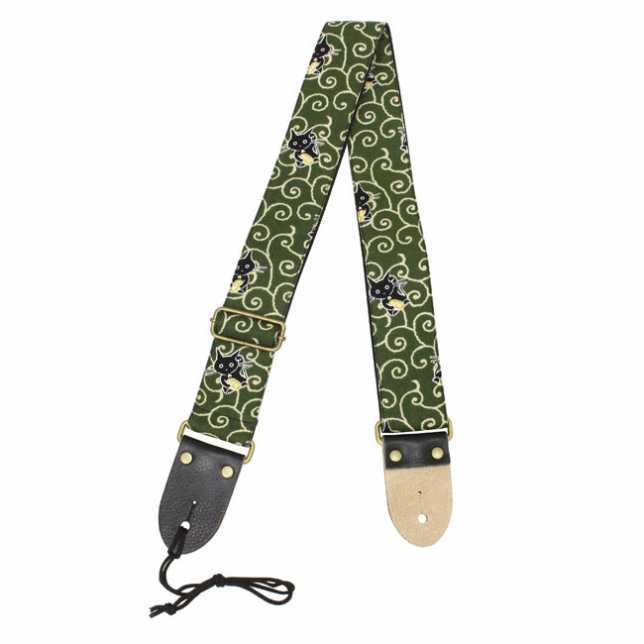  Aria гитара ремешок кошка * Tang . узор зеленый SPS-2400KA-GR