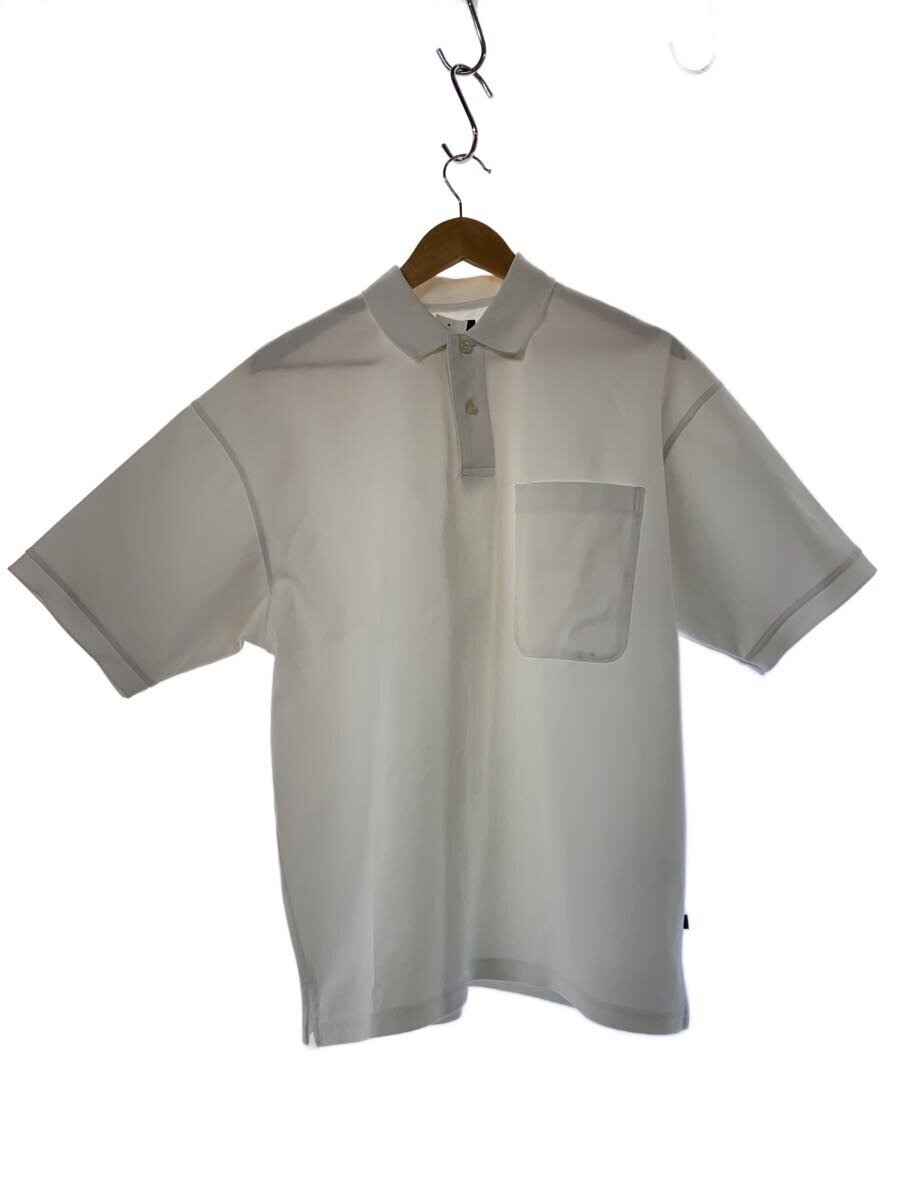 DAIWA PIER39◆TECH POLO/ポロシャツ/M/ポリエステル/ホワ