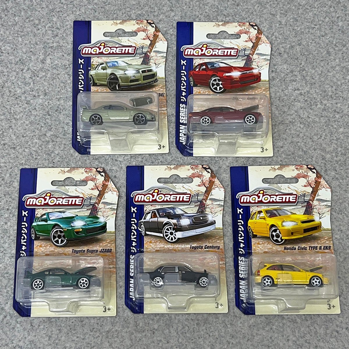 未開封品 majorette マジョレット ジャパンシリーズ 5台セット◆Toy