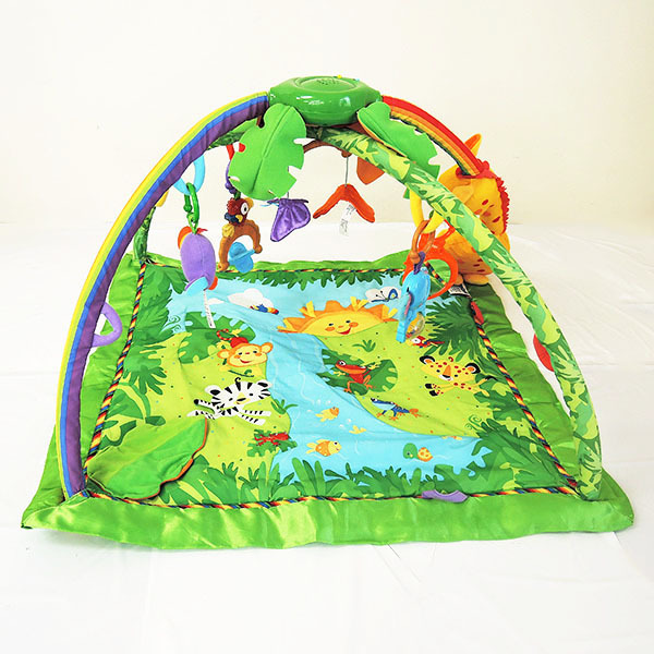 フィッシャープライス◆レインフォレスト デラックスジム ベビージム プレイマット