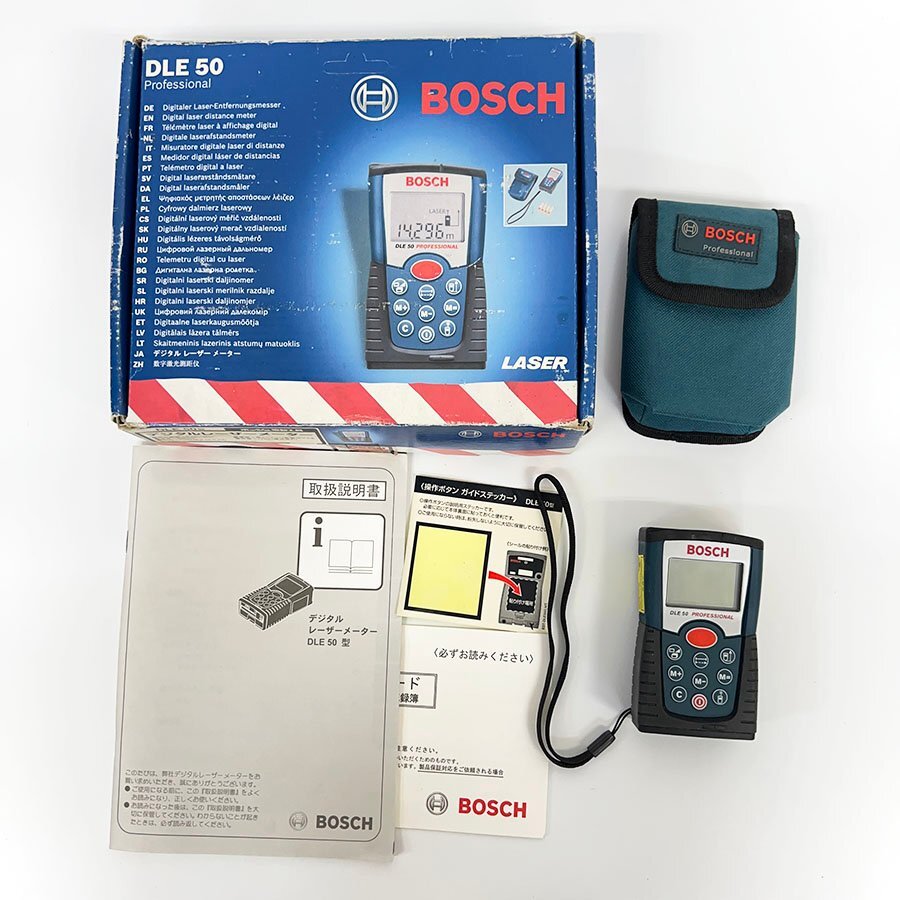 BOSCH ボッシュ デジタルレーザーメーター DLE50 最大50m レーザー